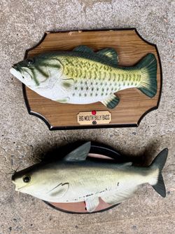 Vintage Big Mouth Billy Bass & Catfish