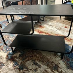 Black Side Bar Tables, Qty 2