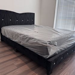 NEW TWIN FULL QUEEN SIZE BED WITH MATTRESS AND FREE DELIVERY