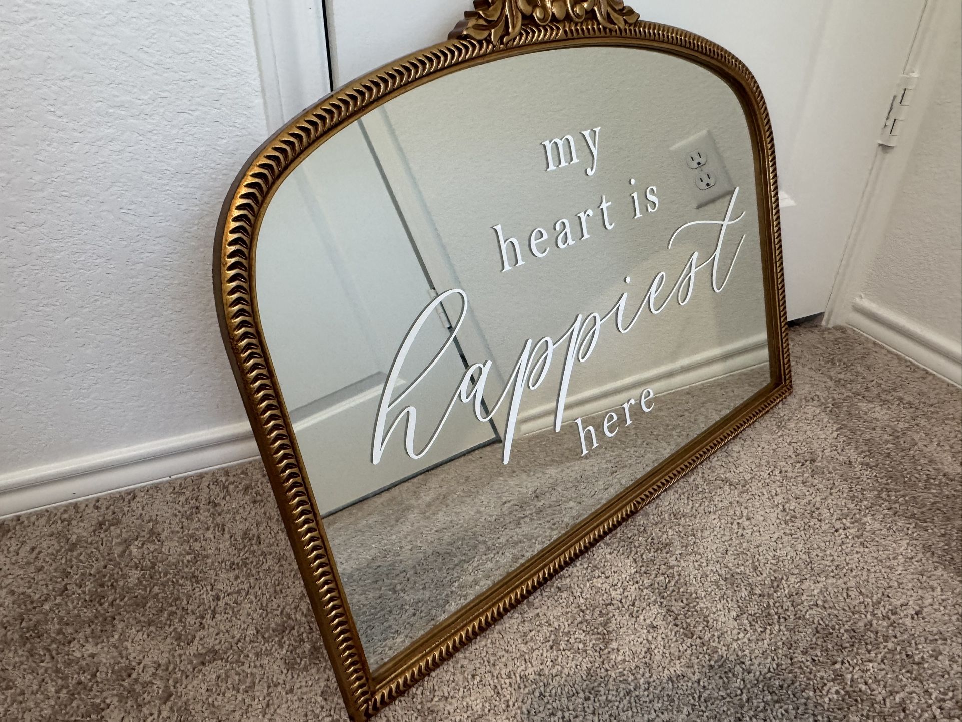 Special mirror for wedding