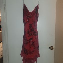 Prom Ready Silky Rose Dress Sz 10