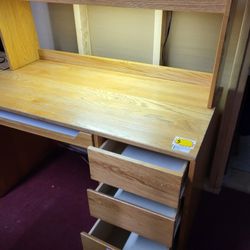 OFFICE/STUDENT/BENCH WORK DESK WITH 3 DRAWERS AND SHELVE (HOME76)