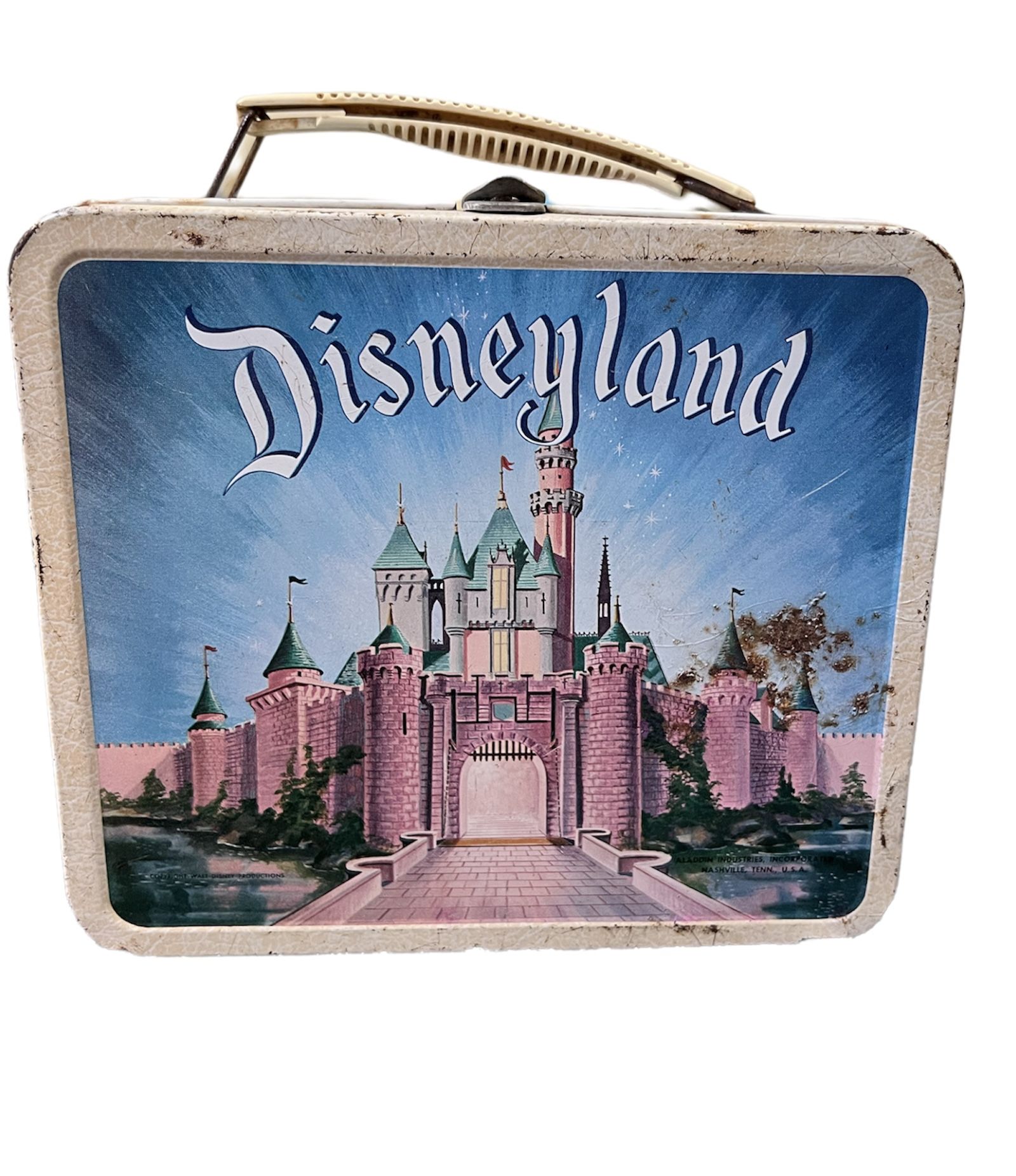 Vintage 1957 Disneyland Metal Lunchbox