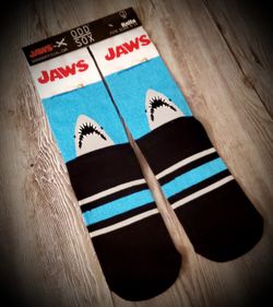 Odd Sox JAWS POSTER Crew Socks Men's