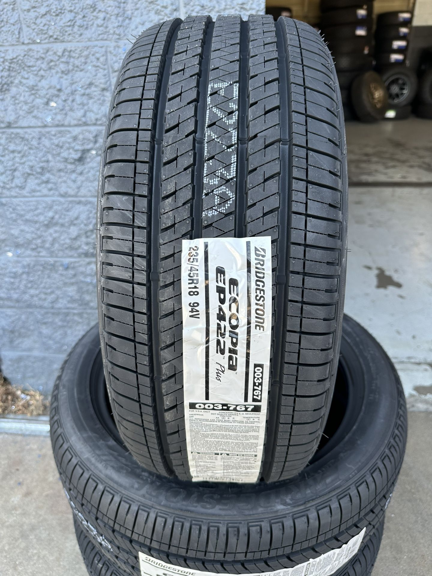 235/45/18 New Set Of Bridgestone tires Installed