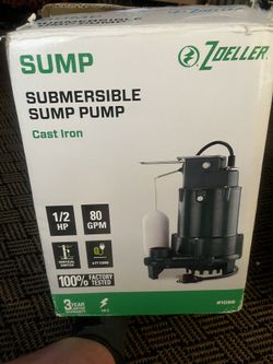 Cast Iron Submersible Sump Pump By Zoeller