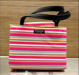 Kate Spade New York Striped Canvas Bag