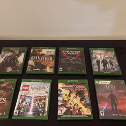8 Xbox Games 10 For Each