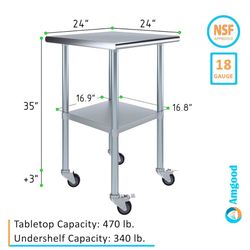 Rolling Cart For Tabletop Appliance