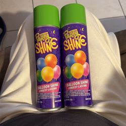 Party shine balloons spray