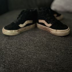 Gold And Black Vans Toddler
