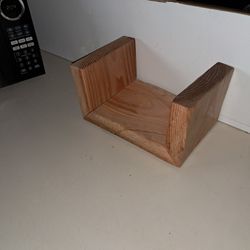 Reclaimed Wood Kitchen Countertop Cook Book Shelf