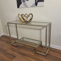 Glass Console Table 