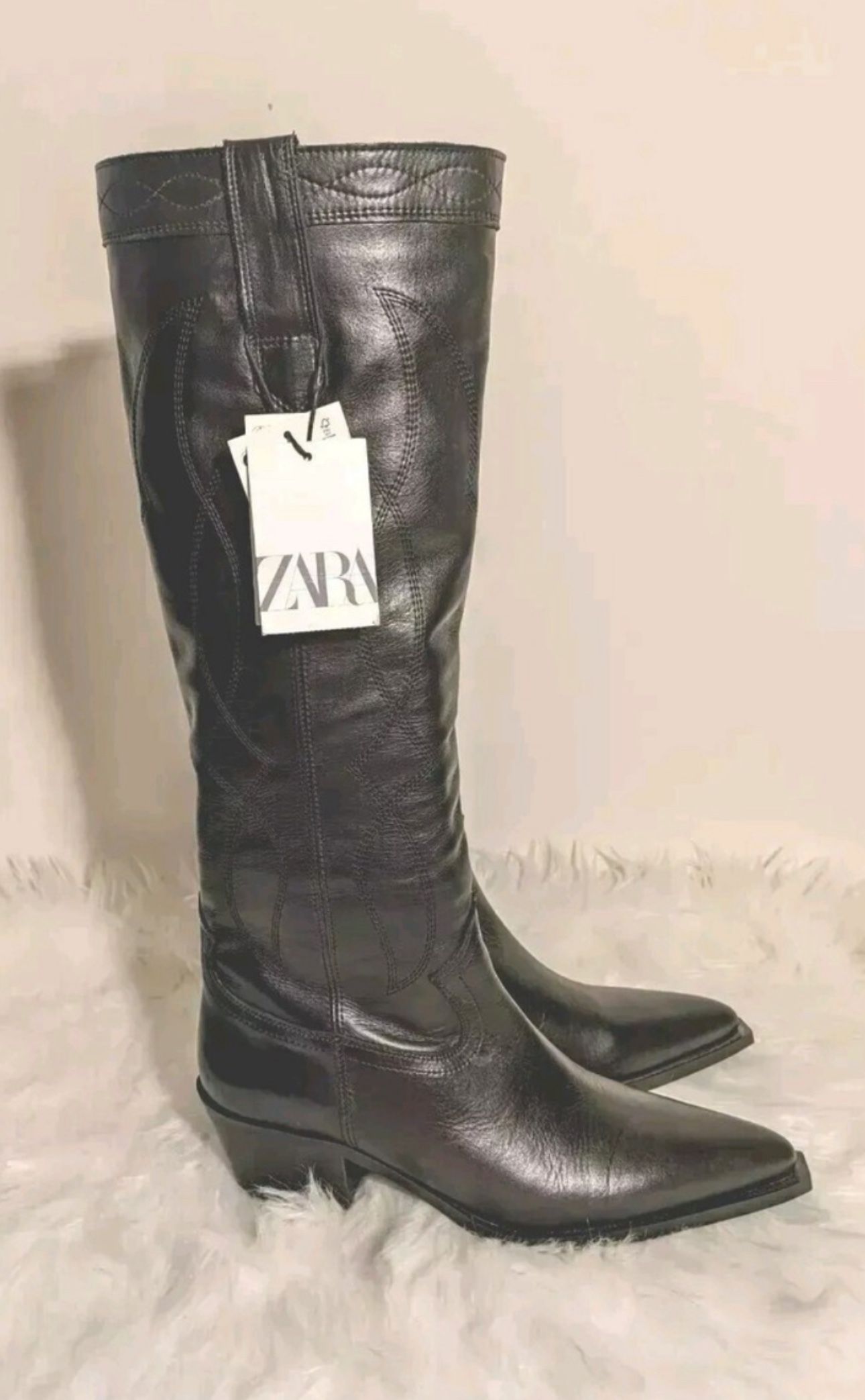ZARA cowgirl Boots NEW 