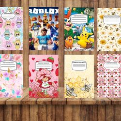 Composition Notebooks 5 Plus Two Pencils 