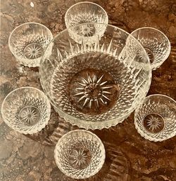 Vintage  Starburst  bowl set - Arcoror  France  1923