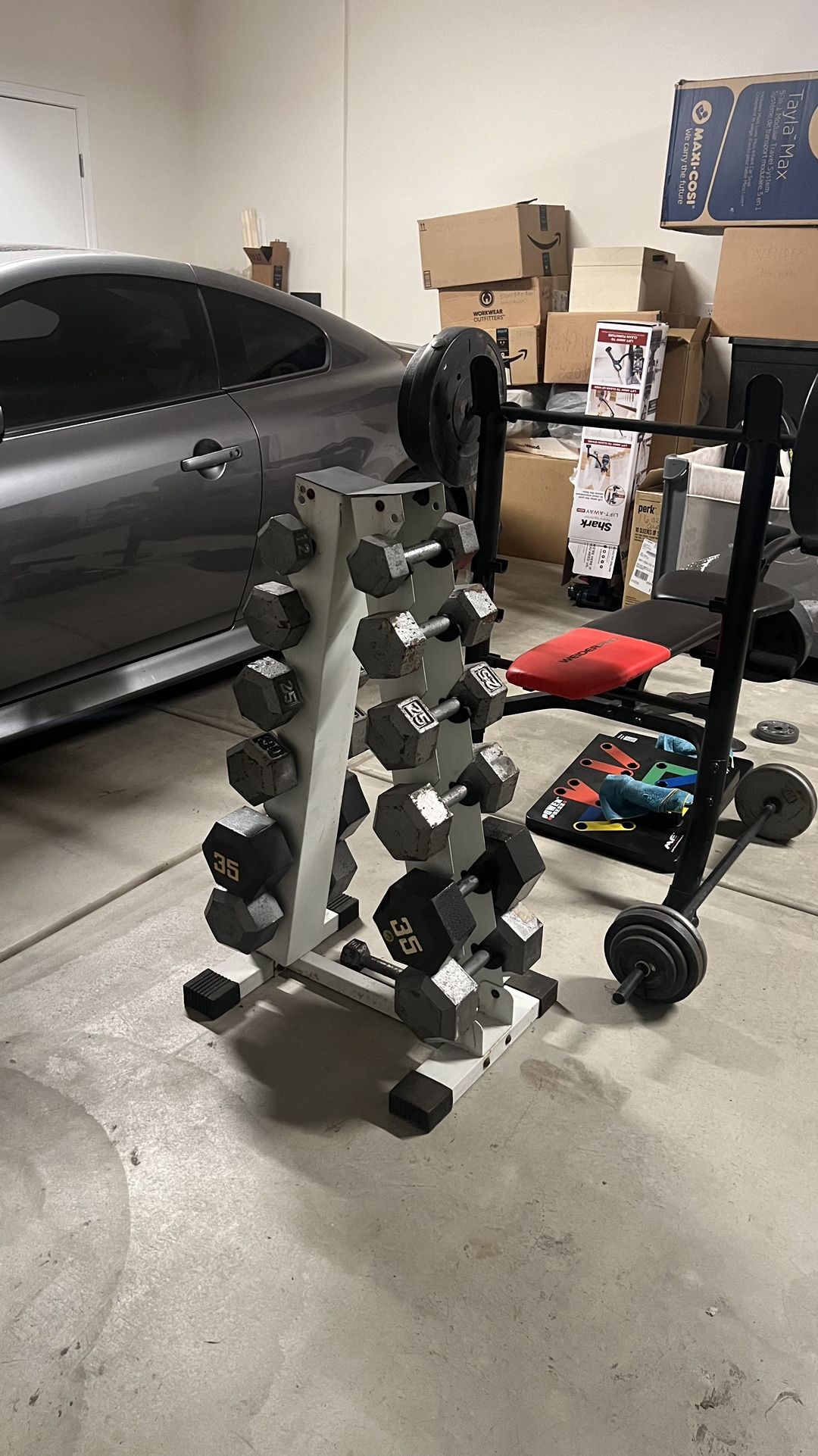 Dumbbell Set with Stand