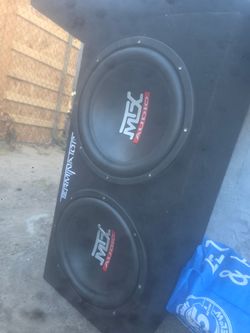 12" mtx like new
