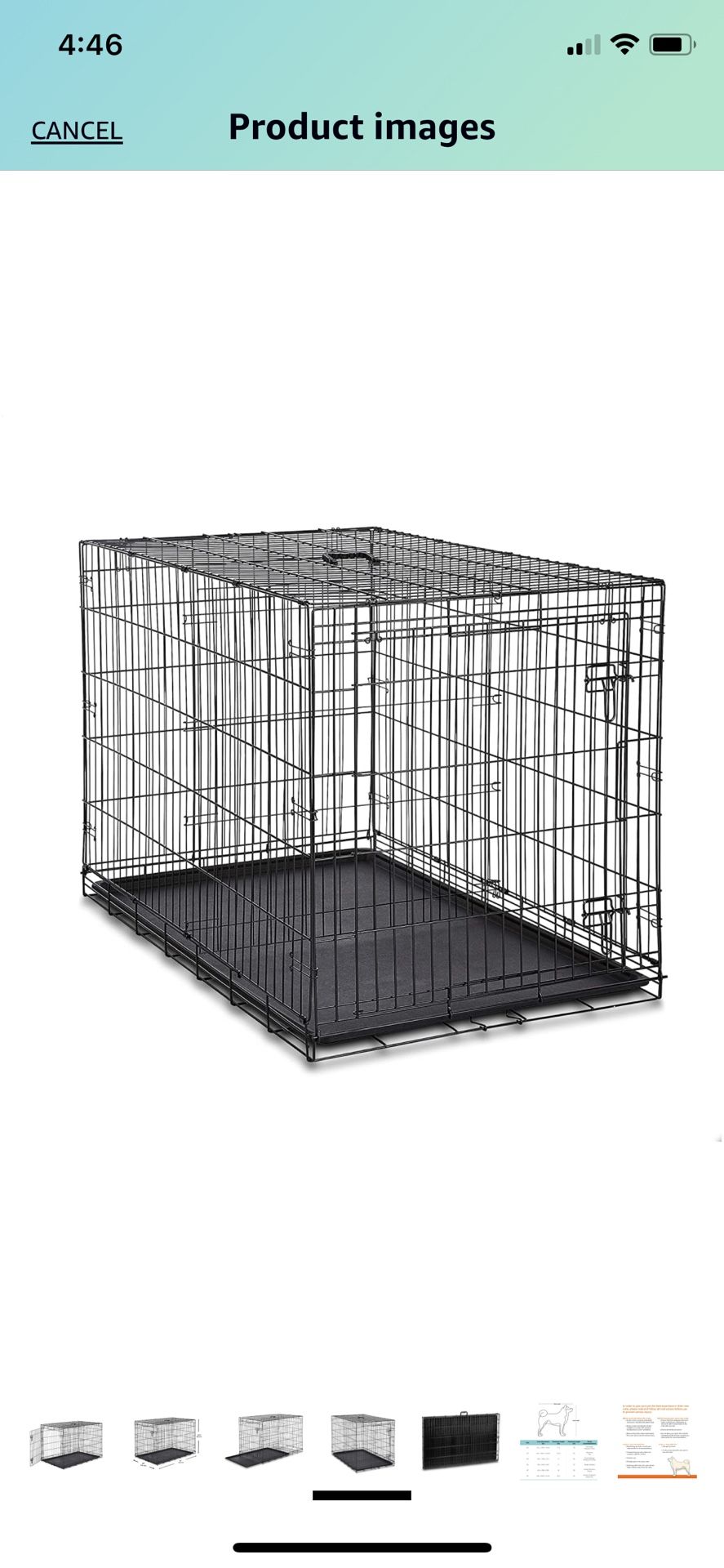 Large Dog Crate + Crate cover