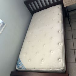 Twin Bed Frame And Mattress $170