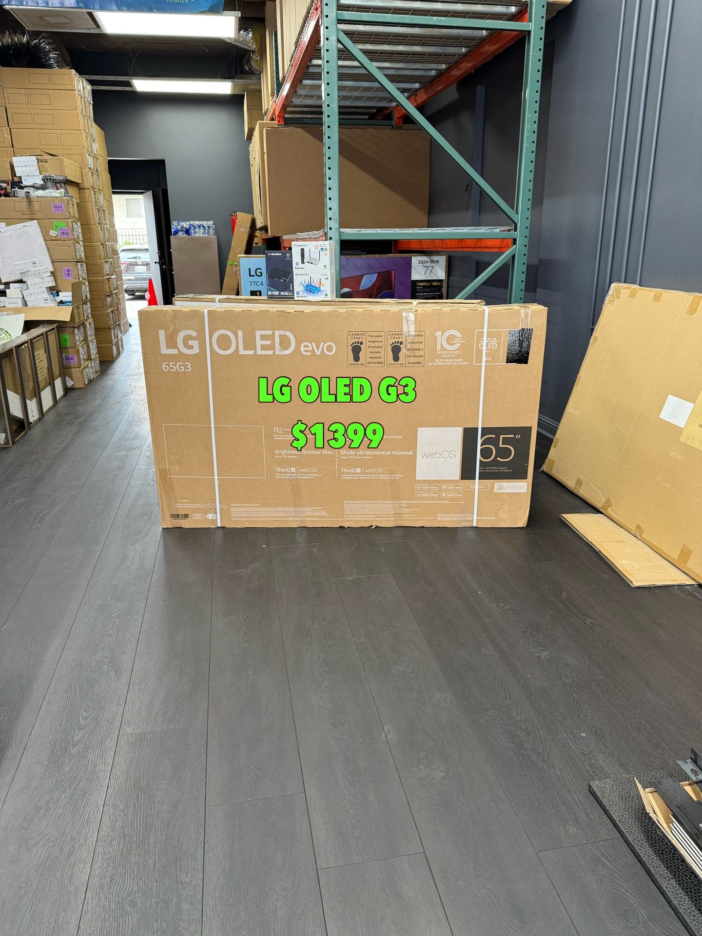 LG OLED G3 SMART 4k TV AI THIN Q TV