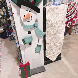 Outdoor Vintage Christmas snowman Decor 