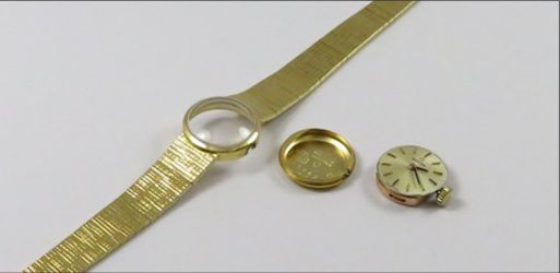SOLID 18kt Gold Vintage Omega Watch. Working Watch