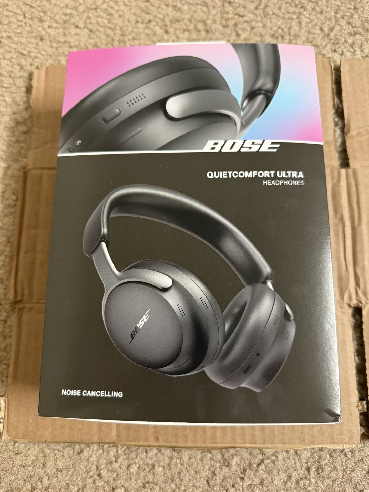 Brand New Sealed Bose QuietComfort Ultra Bluetooth Headphones - Black