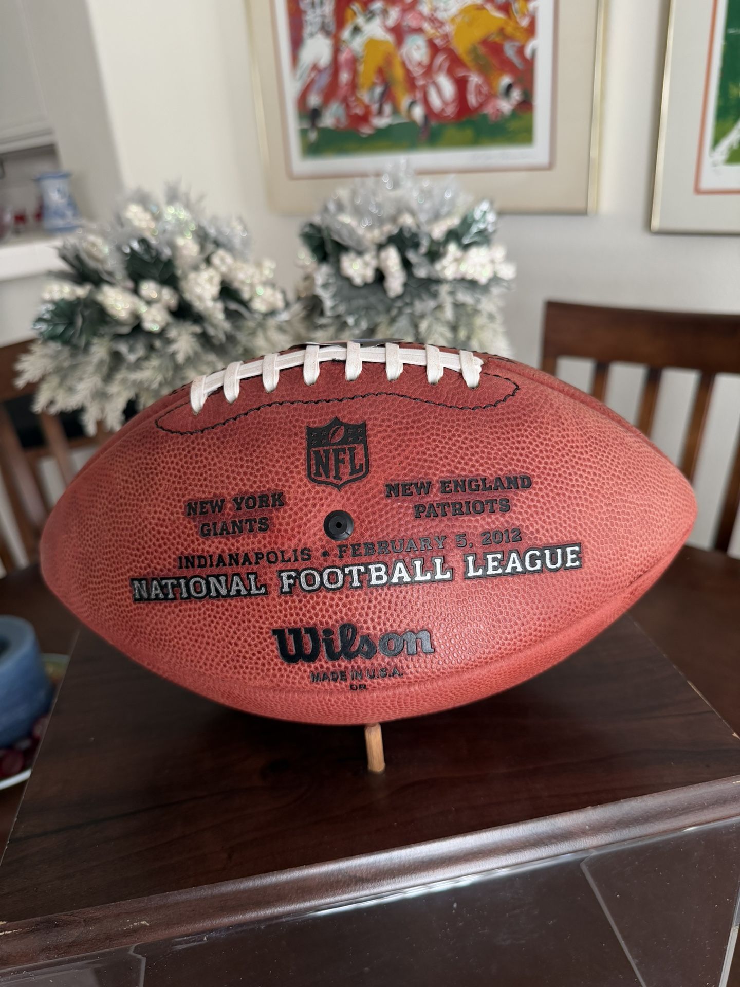 New York Giants Vs New England Patriots Football 2012 