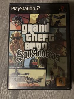Grand Theft Auto San Andreas PS2  