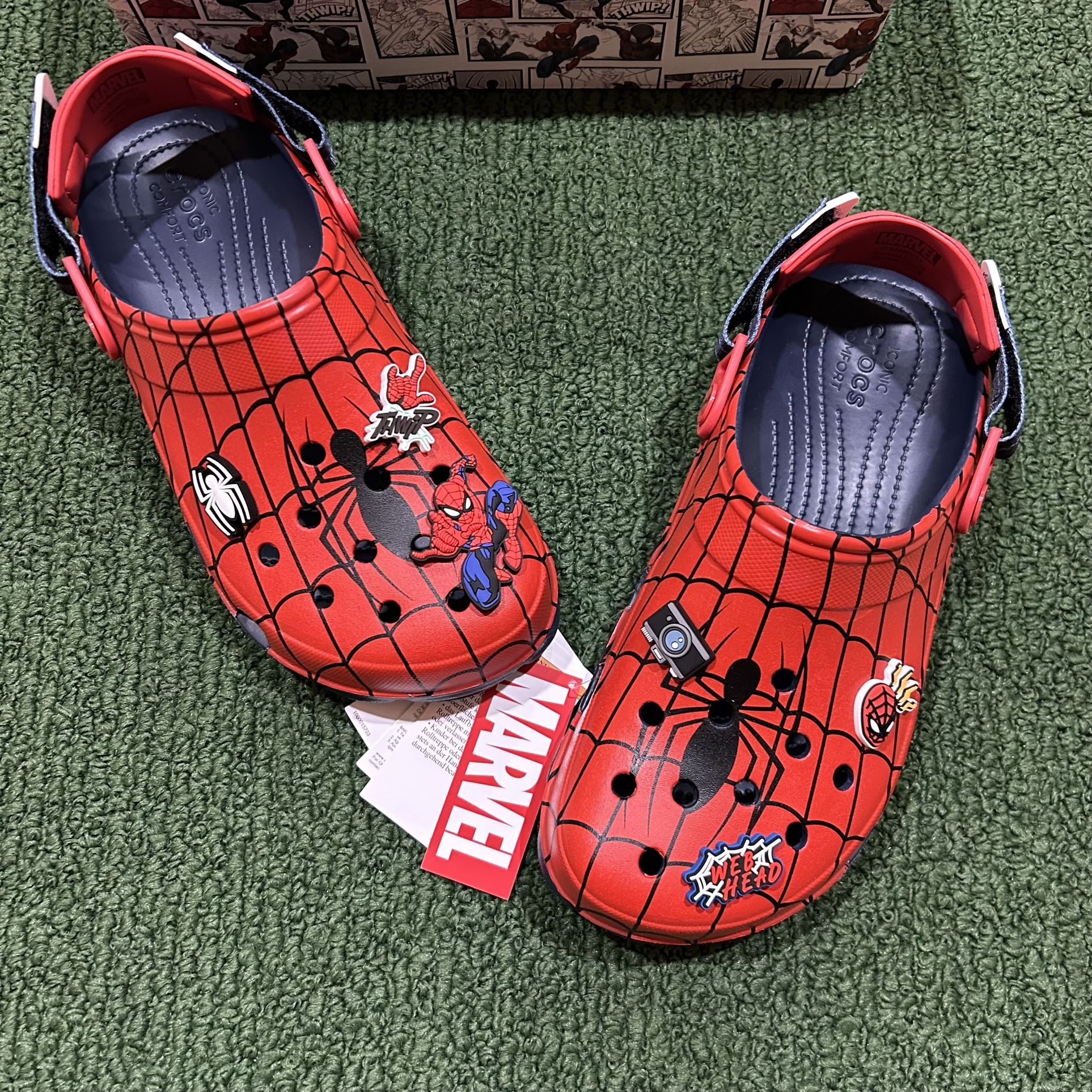 Crocs x Marvel Team SPIDER-MAN ALL-TERRAIN CLOG Men’s Size 10 / Women’s 8 | 208782-410