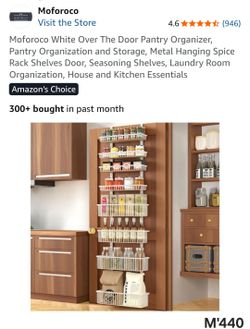 Pantry organizer to hang over the door.(M'440)