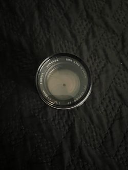 Used Minolta MC Rokkor-PF 58mm f/1.4 Manual Focus Lens for MD Mount Cameras + Vivitar 55mm Skylight (1A)