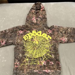 Camo Sp5der Hoodie Size M , S