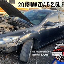 2012 Mazda 6 2.5L FWD parts Partout Only