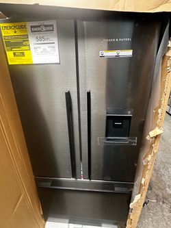 32” Fisher & Paykel Black French Door Refrigerator Counter Depth