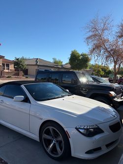 White BMW convertible low miles