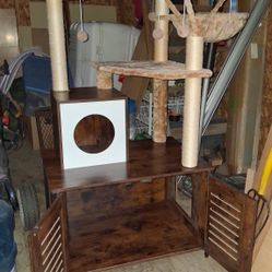 All-In-One Cat Condo Villa