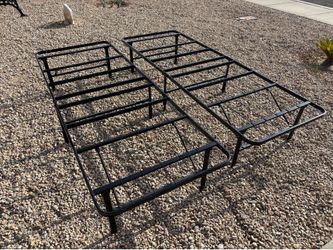 Pair of Twin Metal Platform Bed Frames (they are foldable)