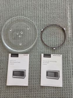 Insignia Microwave Platter/Ring/Manuals
