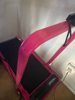 Pink treadmill