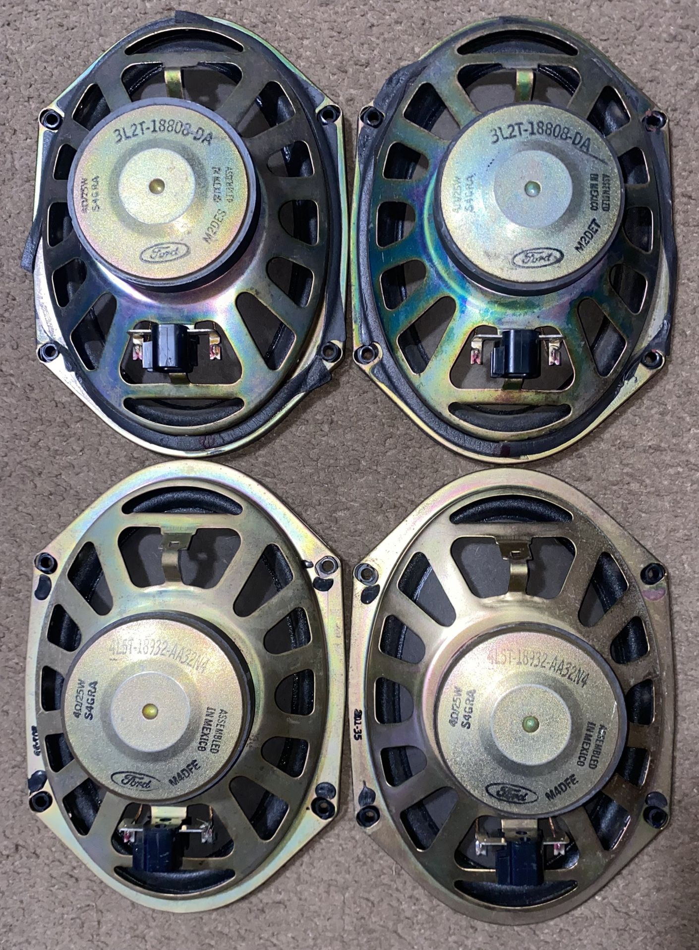 🎵 Ford Ranger 4 OEM Door Speakers 2004 6x8 – Plug & Play Upgrade