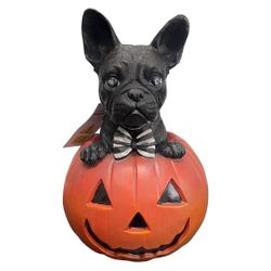 French Bulldog Halloween Statue