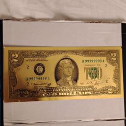 Whoooa! A GOLD $2! So RARE!