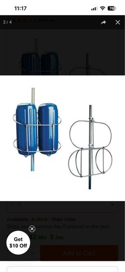 Rail Mount Dual Fender Holder