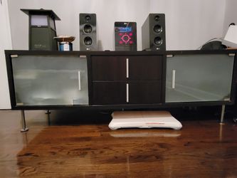 Entertainment center with Frosted Glass - $110.00 Obo