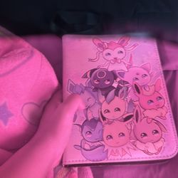 Pokemon cards and case