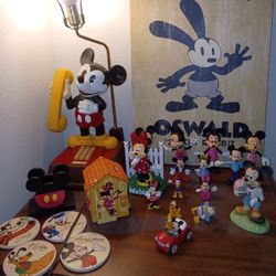 VTG Vintage Mickey & Minnie Mouse Collectibles Lot