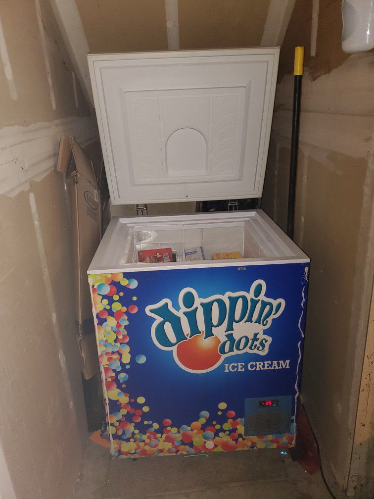 Dippin Dots Deep Freezer 