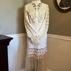 Victorian Blouse And Skirt Set 
